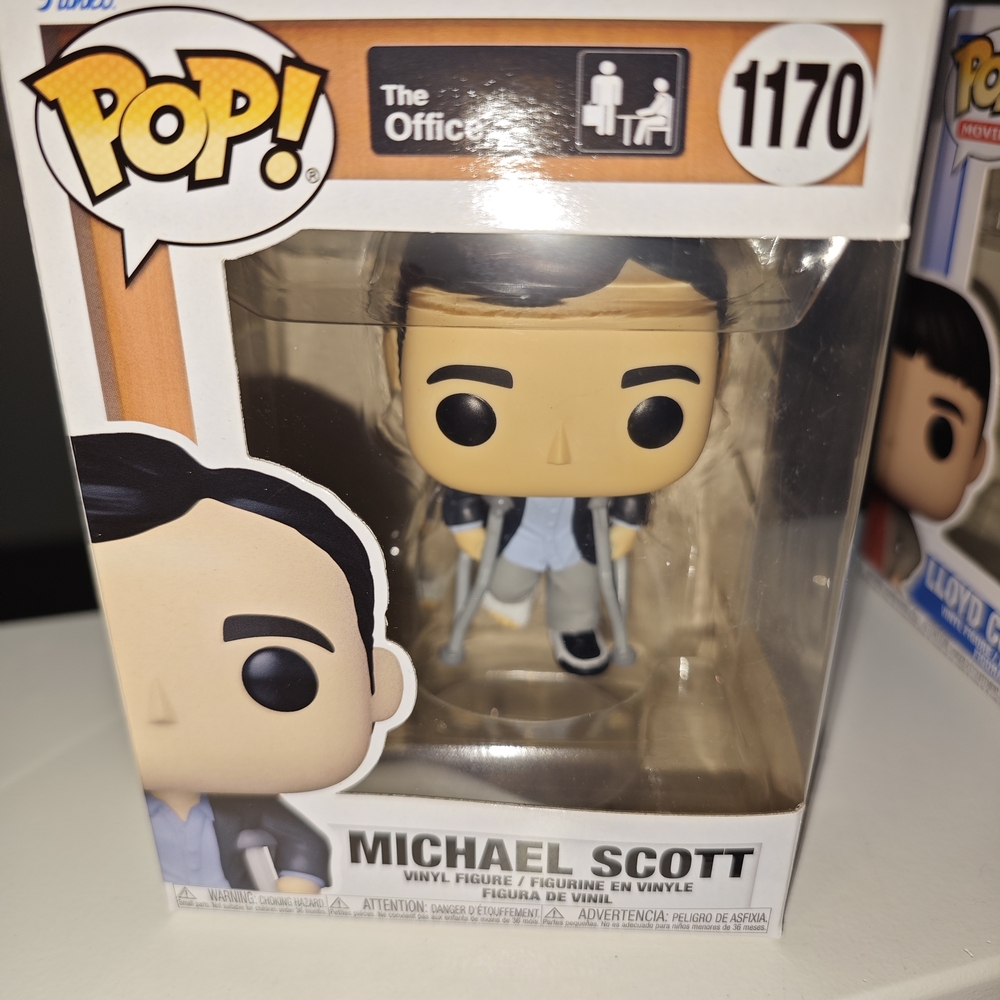 Funko Pop! The Office Michael Scott Figure - Black and Blue